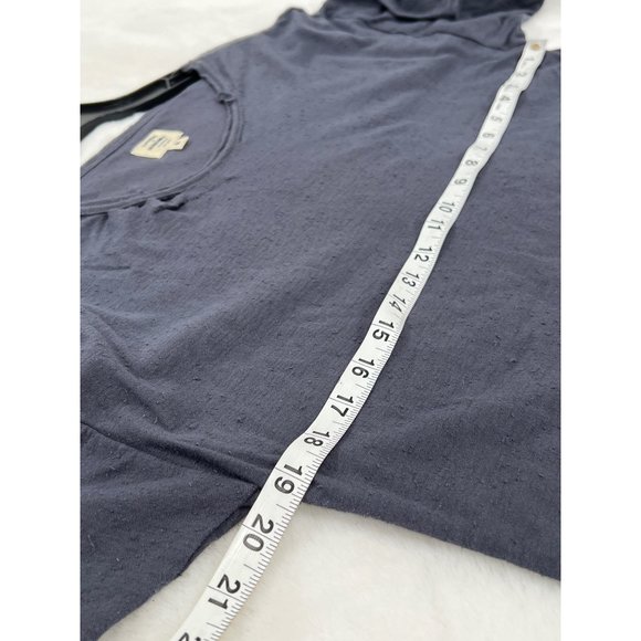 CITIZENS OF HUMANITY ESMAY T-SHIRT DISTRESSED TEE TOP GRAY - Picture 6 of 10